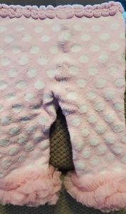 Polka dot tule bottom stretch leggings